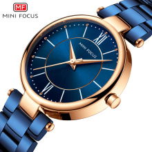 MINI FOCUS 0189 Minimalist Ladies Concise Business Urban Vogue Quartz Watches Stainless Steel Strap Fashion Women Watches